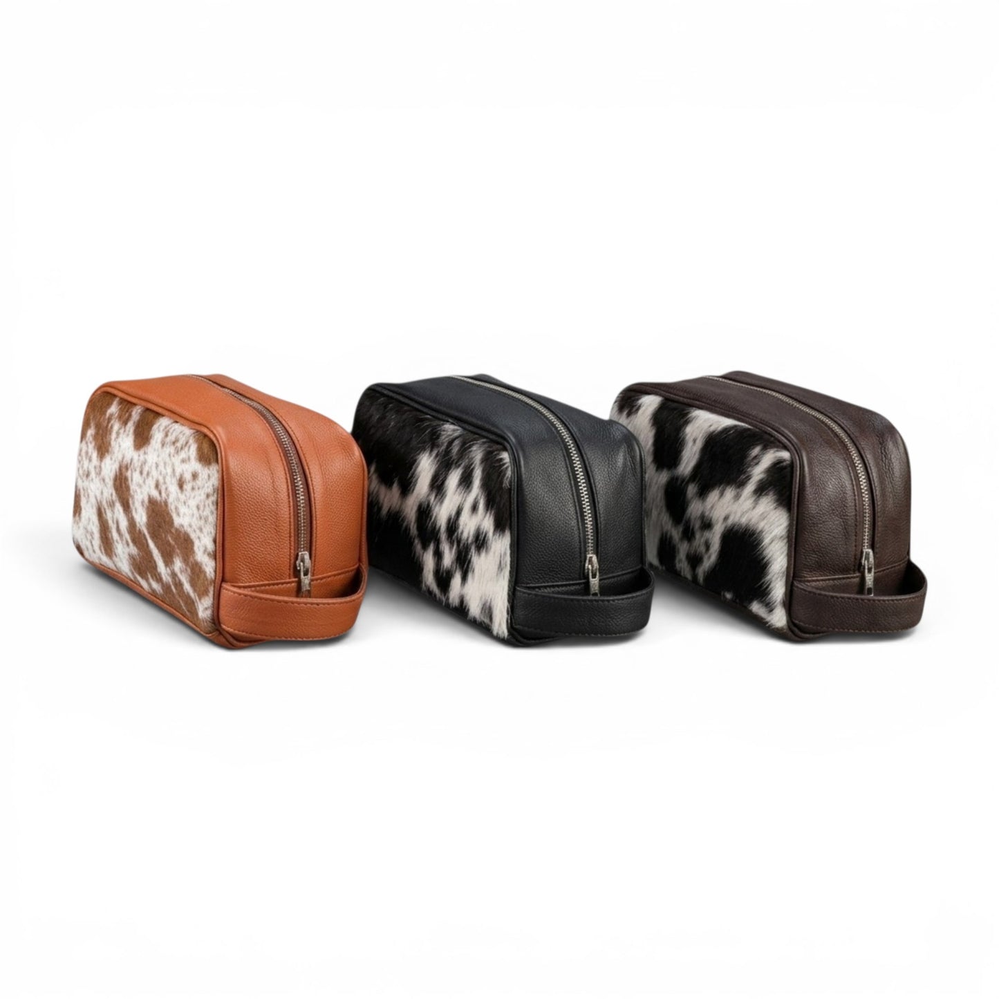 Handcrafted Cowhide Leather Toiletry Bag