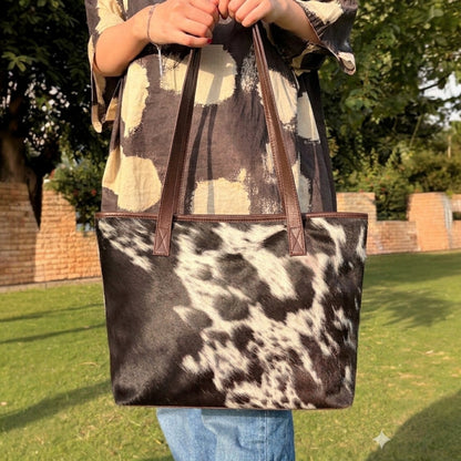 Cowhide Leather Tote