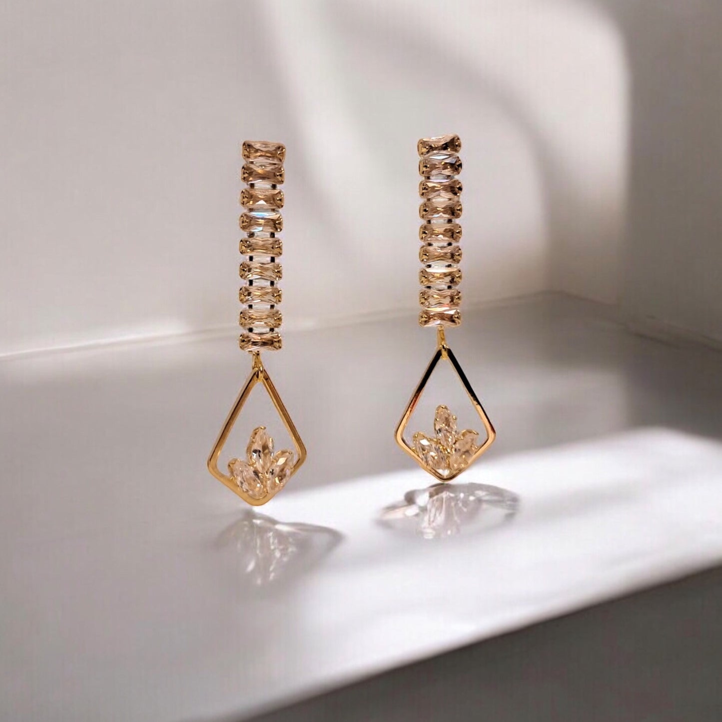 Elegant Geometric Drop Earrings