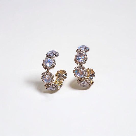 Elegant Crystal Studded Earrings