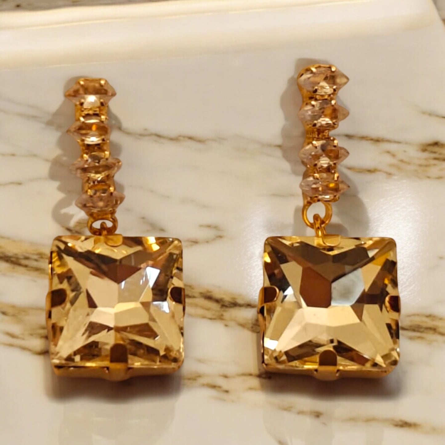 Crystal Drop Earrings