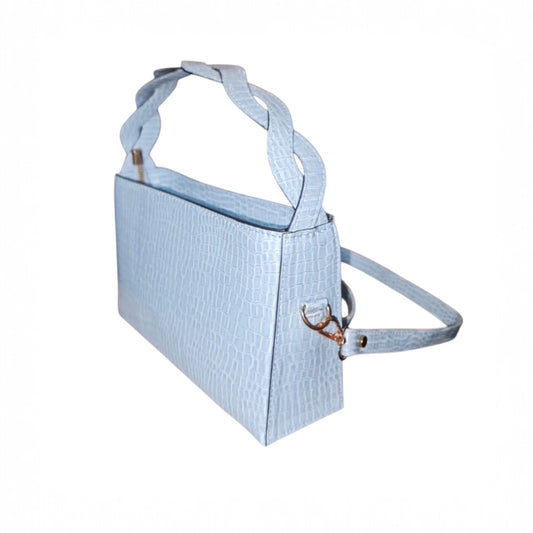 Serene Sky Croc Handbag